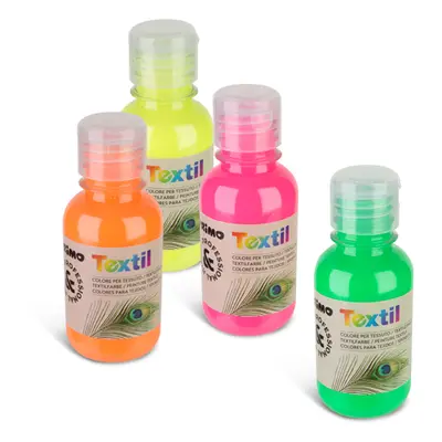 Barva na textil PRIMO, 125 ml - fluo - červená