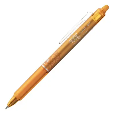 Pilot FriXion Clicker 07 Roller 0,7 mm - merunkově oranžový