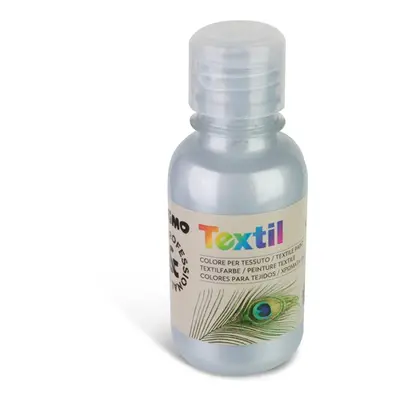 Barva na textil PRIMO, 125 ml - metalická - stříbrná