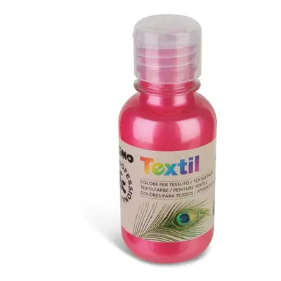 Barva na textil PRIMO, 125 ml - metalická - červená