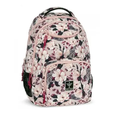 Studentský batoh Ars Una - Flowery Pink AU6