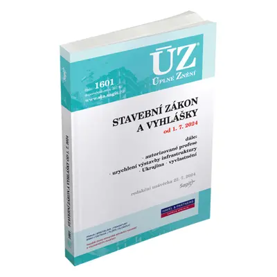 ÚZ 1601 / Nový stavební zákon a vyhlášky 2024, rejstřík k zákonu