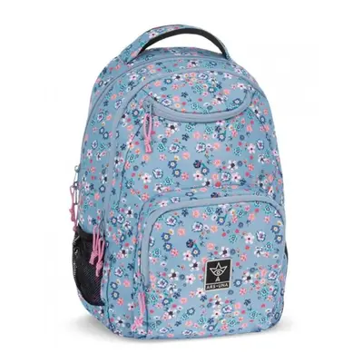 Studentský batoh Ars Una - Pearl Blossom Blue AU6