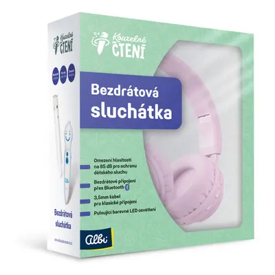 Kouzelné čtení - Růžová sluchátka k Albi tužce