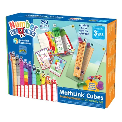 Kostky MathLink Numberblocks 11-20 Sada aktivit