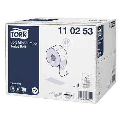 Tork 110253 Mini Jumbo toaletní papír jemný - 2 vrstvý - 12 rolí