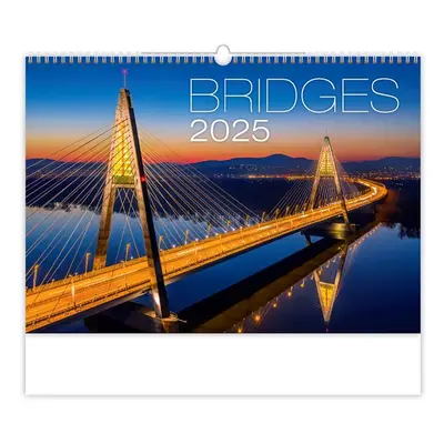 Kalendář nástěnný 2025 - Bridges