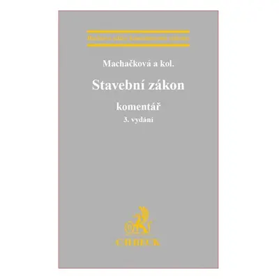 Stavební zákon - Machačková a kol.