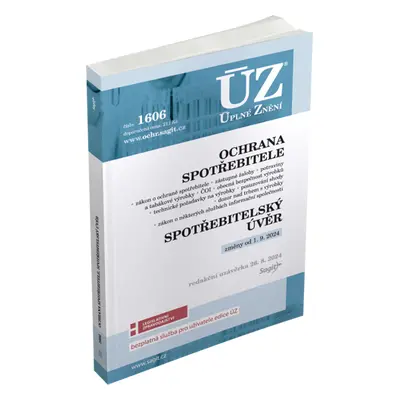 ÚZ 1606 / Ochrana spotřebitele, spotřebitelský úvěr, požadavky na výrobky, ČOI, Služby informačn