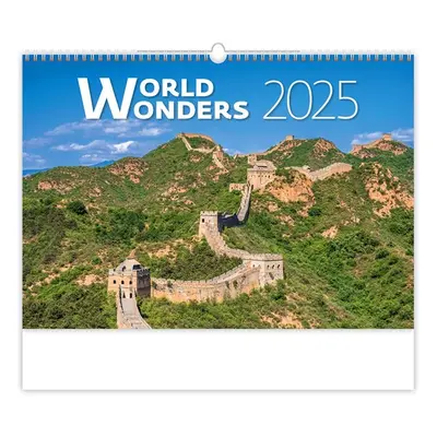 Kalendář nástěnný 2025 - World Wonders