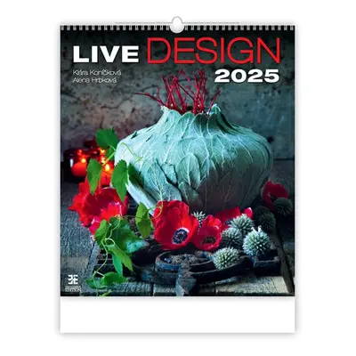 Kalendář nástěnný 2025 Exclusive Edition - Live Design