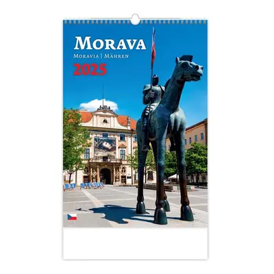 Kalendář nástěnný 2025 - Morava