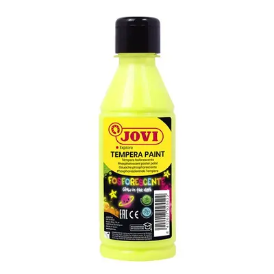 Temperová barva JOVI PREMIUM 250 ml, neonová - Žlutá