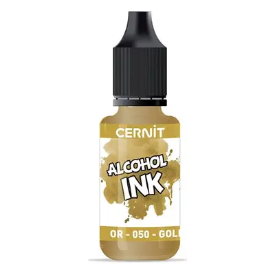 Alkoholový inkoust CERNIT 20 ml - zlatý