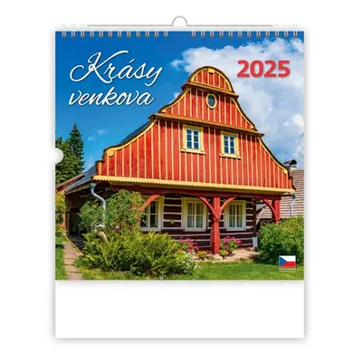 Kalendář nástěnný 2025 - Krásy venkova