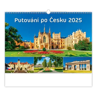 Kalendář nástěnný 2025 - Putování po Česku