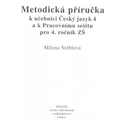 Český jazyk 4 - metodická příručka