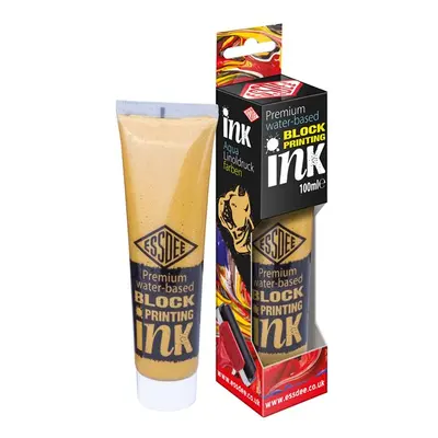 ESSDEE Premium barva na linoryt metalická v tubě 100ml, Gold