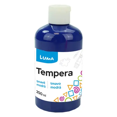 Temperová barva LUMA, 250 ml - tmavě modrá