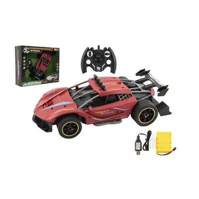 Auto RC Sport červené 33 cm 2,4 GHz na baterie + dobíjecí pack