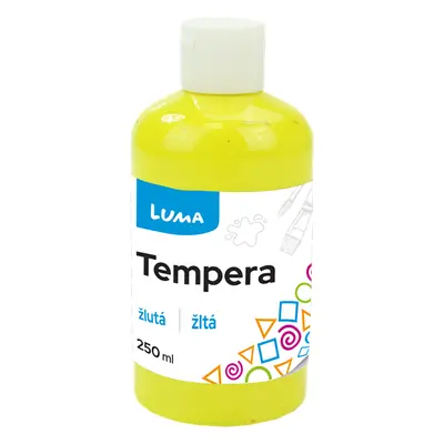 Temperová barva LUMA, 250 ml - žlutá