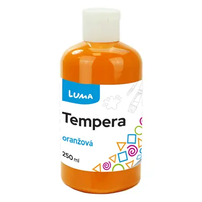 Temperová barva LUMA, 250 ml - oranžová