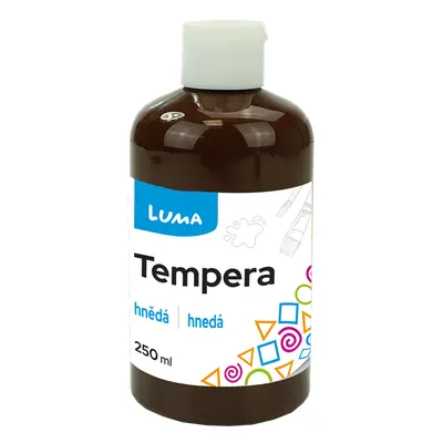 Temperová barva LUMA, 250 ml - hnědá