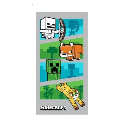 Dětská osuška Minecraft Zvířátka