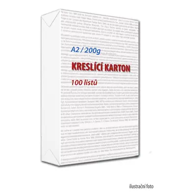 Kreslicí karton A2 200 g - 100 ks