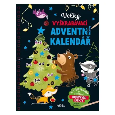 Velký vyškrabávací adventní kalendář