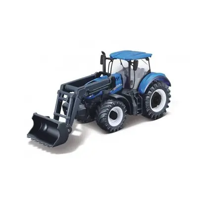 Traktor Bburago s nakladače Fendt 1050 Vario/ New Holland kov/ plast, 16cm