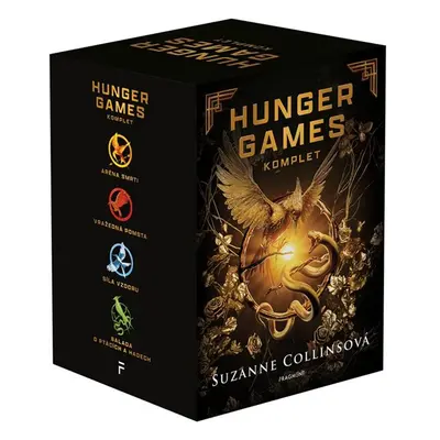 HUNGER GAMES – komplet, 1.-4.díl - box - Suzanne Collinsová