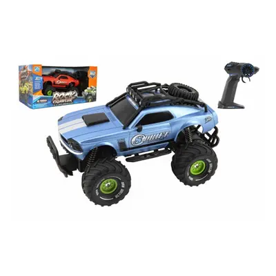 Auto RC plast 25 cm OFF-ROAD 2,4 GHz na baterie se světlem, mix barev