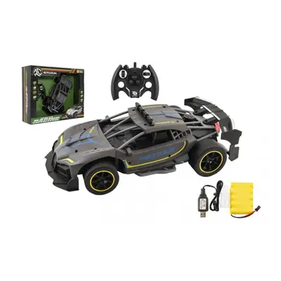 Auto RC Sport antracit 33 cm 2,4 GHz na baterie + dobíjecí pack