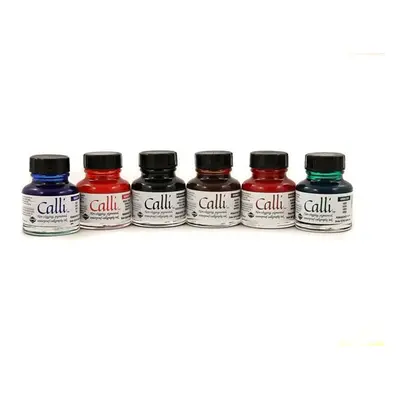 Sada kaligrafických tuší Daler Rowney 6 × 29,5 ml