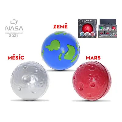 NASA antistresový míček 7 cm, mix druhů