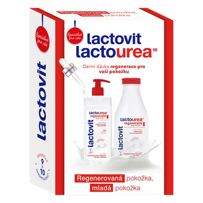 Lactovit Lactourea – dárková sada - sprchový gel 500 ml a tělové mléko 400 ml