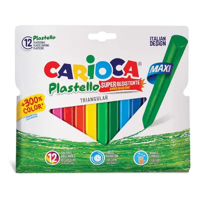 Voskovky Carioca Maxi Plastello 12 ks