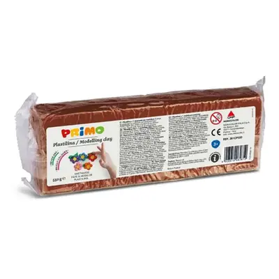 Plastelína PRIMO, 550g, hnědá