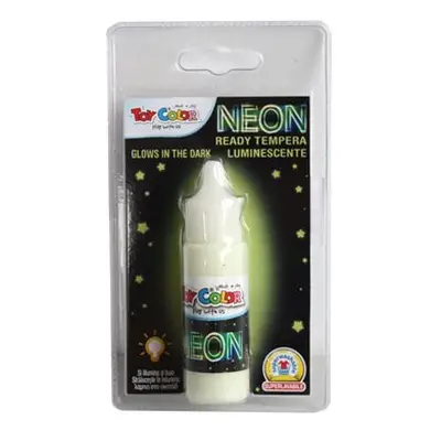 Temperová barva NEON - 25 ml - fosforeskující zelená