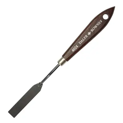 Umělecká nerezová špachtle Daler-Rowney 4024 - úhelní, 6 cm