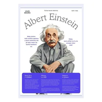 Plátěný obraz Albert Einstein 1000 × 1400 mm