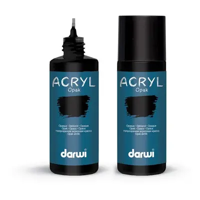 Akrylová barva DARWI ACRYL OPAK 80 ml, černá