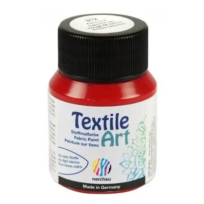 Barva na světlý textil Nerchau, 59 ml - karmínová