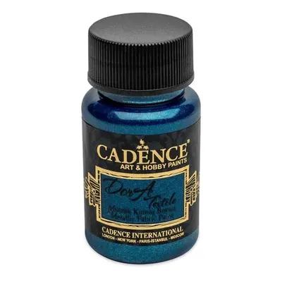 Barva na textil Cadence DORA, 50 ml - tmavě modrá (sax blue)