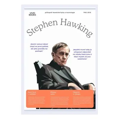 Plátěný obraz Stephen Hawking 594 × 841 mm