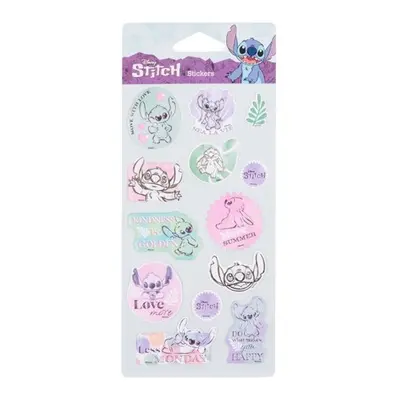 Pop-Up samolepky Colorino Stitch Pastel 4 - mix motivů a velikostí