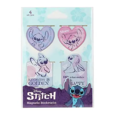 Magnetická záložka Colorino Stitch Pastel 3, 4 ks - mix motivů