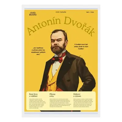 Antonín Dvořák 1000 × 1400 mm