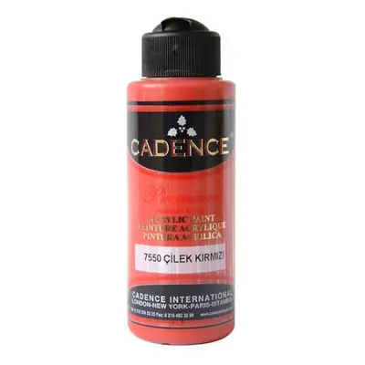 Akrylová barva Cadence Premium, 70 ml - jahodová červená